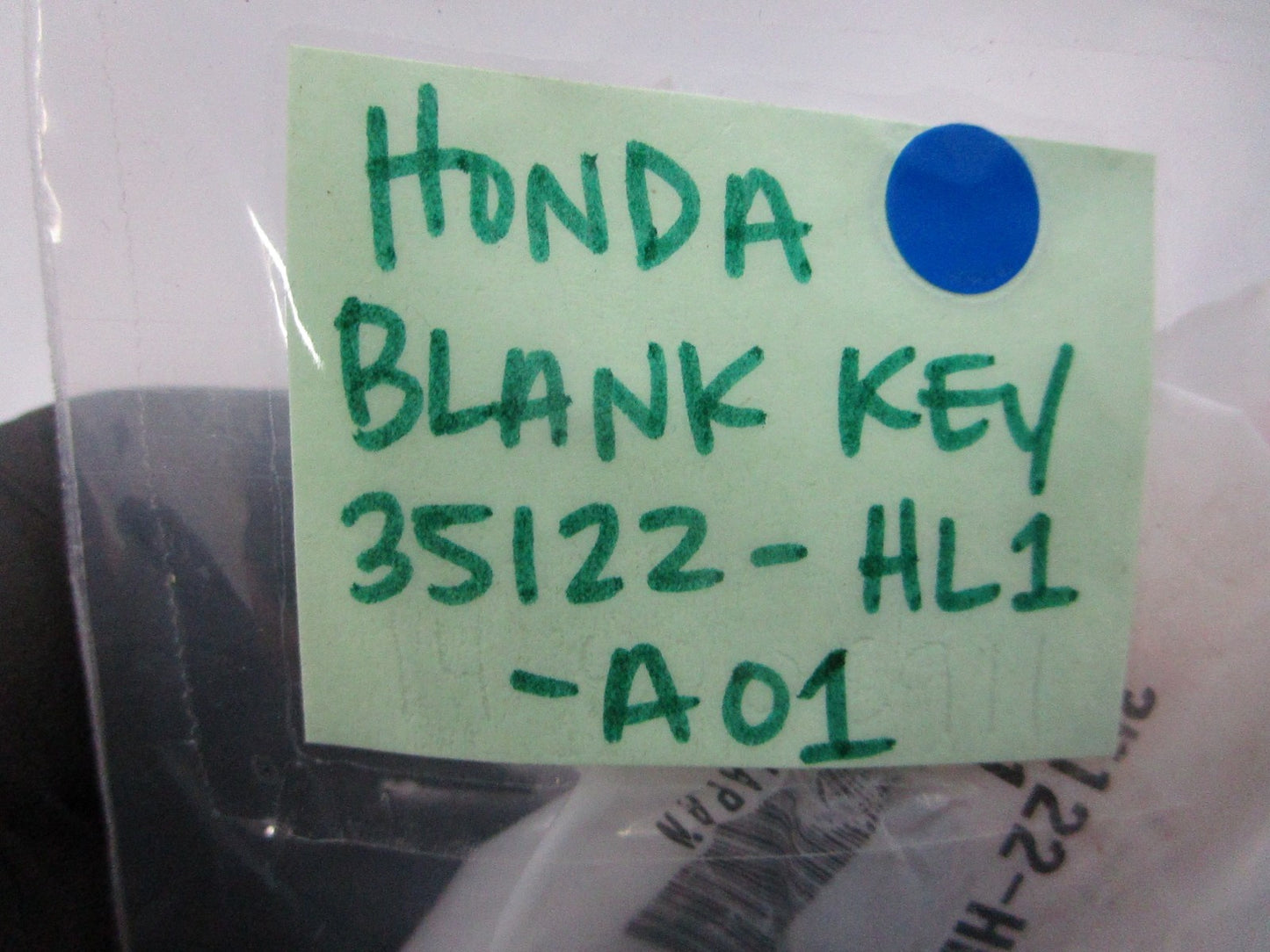 *NEW OEM* 0810 Honda Blank Key 35122-HL1-A01