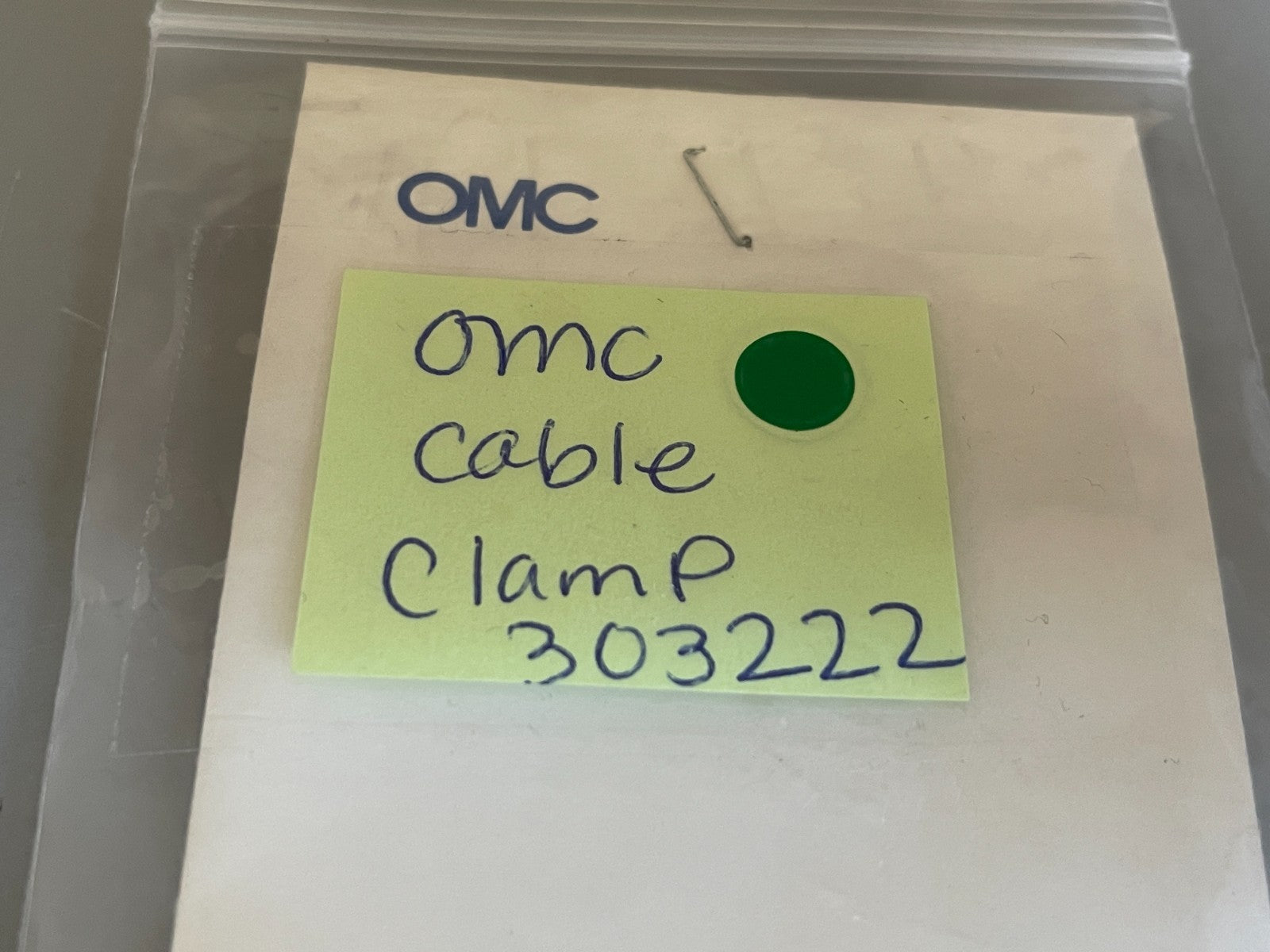 NEW OEM (LOT OF 5) 303222 0303222 OMC Johnson Evinrude Cable Clamp 0810