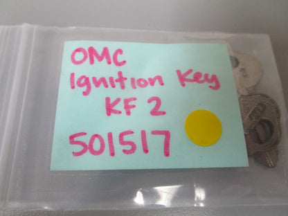 *NEW OEM* 0810 OMC Johnson Evinrude Ignition Key KF2 501517 0501517