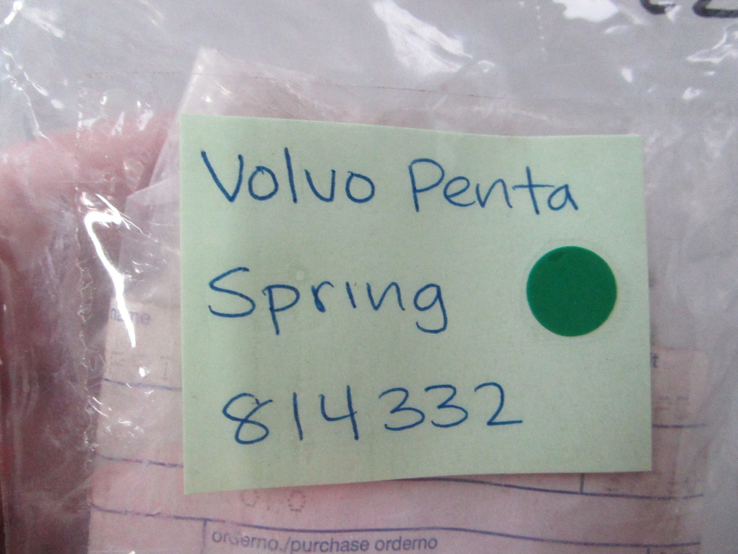 NEW OEM (LOT OF 2) 814332 Volvo Penta Spring 0810