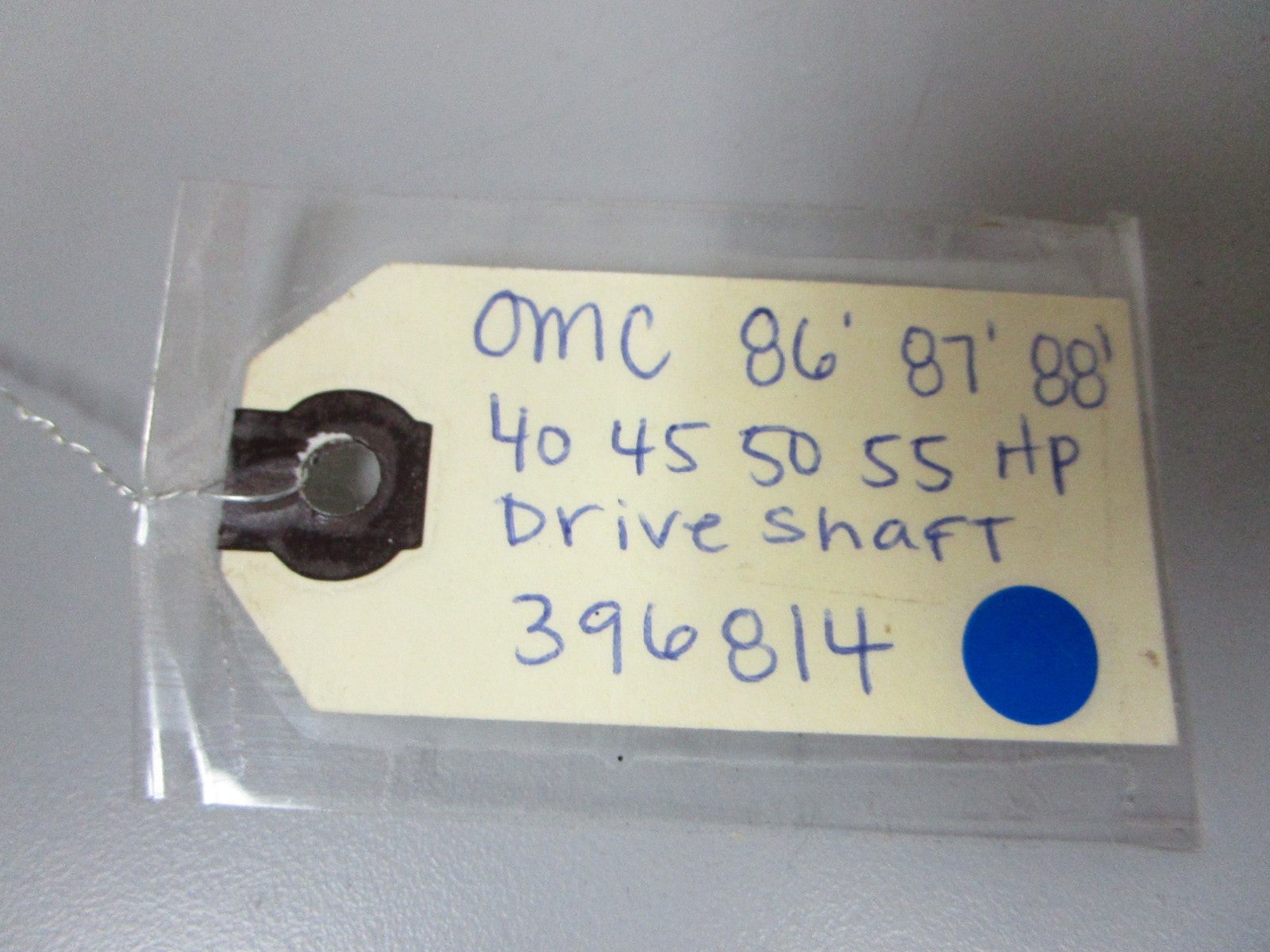 NEW OEM 396814 OMC Johnson Evinrude 40 45 50 55 HP 1986- 1988 Driveshaft Ay 0720