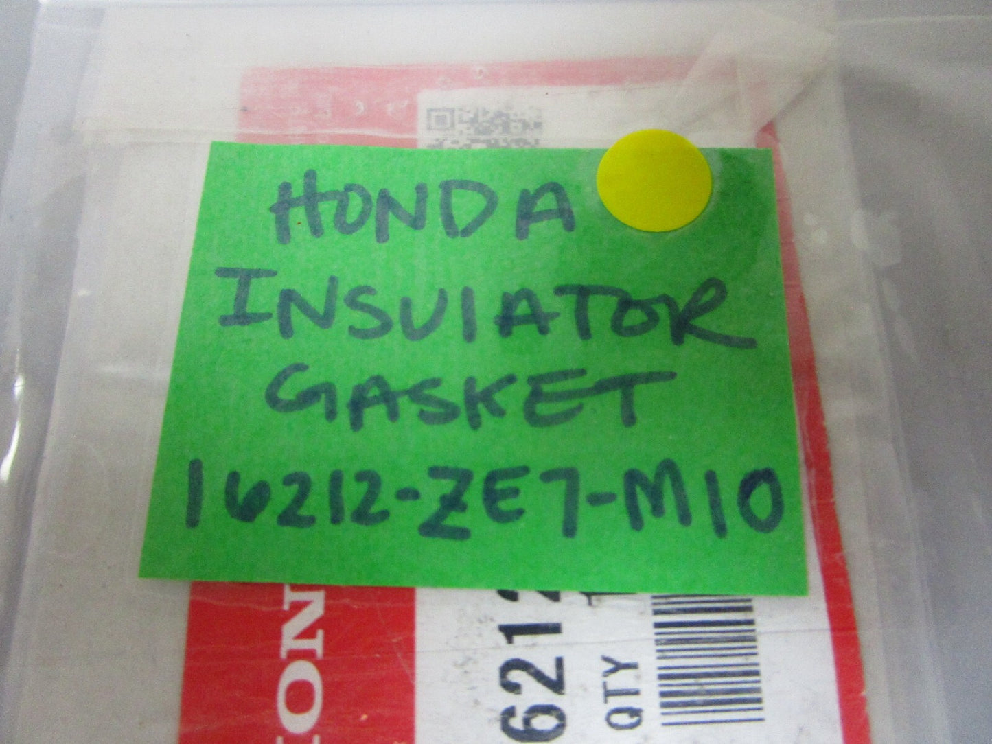 *NEW OEM* 0750 Honda INSULATOR GASKET 16212-ZE7-M10
