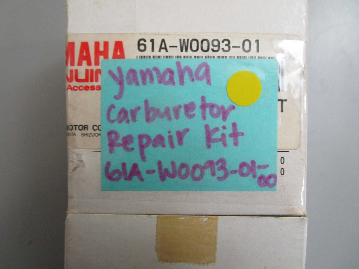 *NEW OEM* 0810 Yamaha Carburetor Repair Kit 61A-W0093-01-00