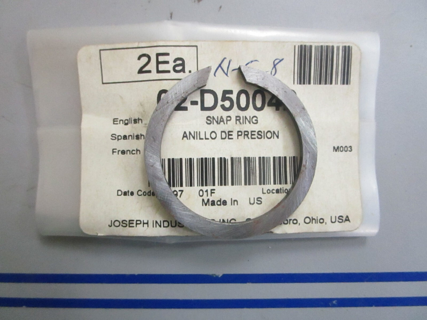 *NEW OEM* 0820 Case IH Snap Ring D50042