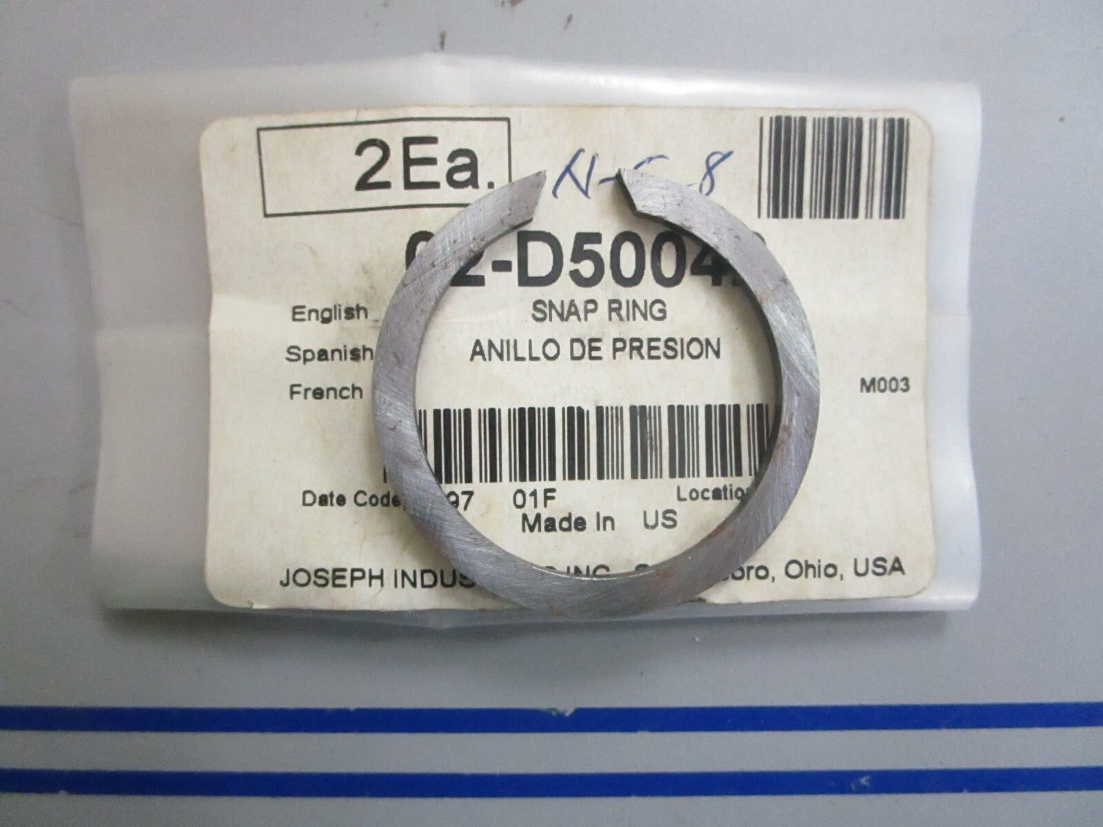 *NEW OEM* 0820 Case IH Snap Ring D50042