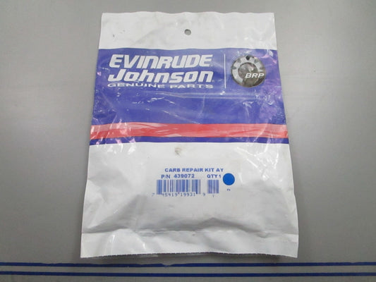 *NEW OEM* 0810 OMC Johnson Evinrude Carb Repair Kit Assembly 439072 0439072