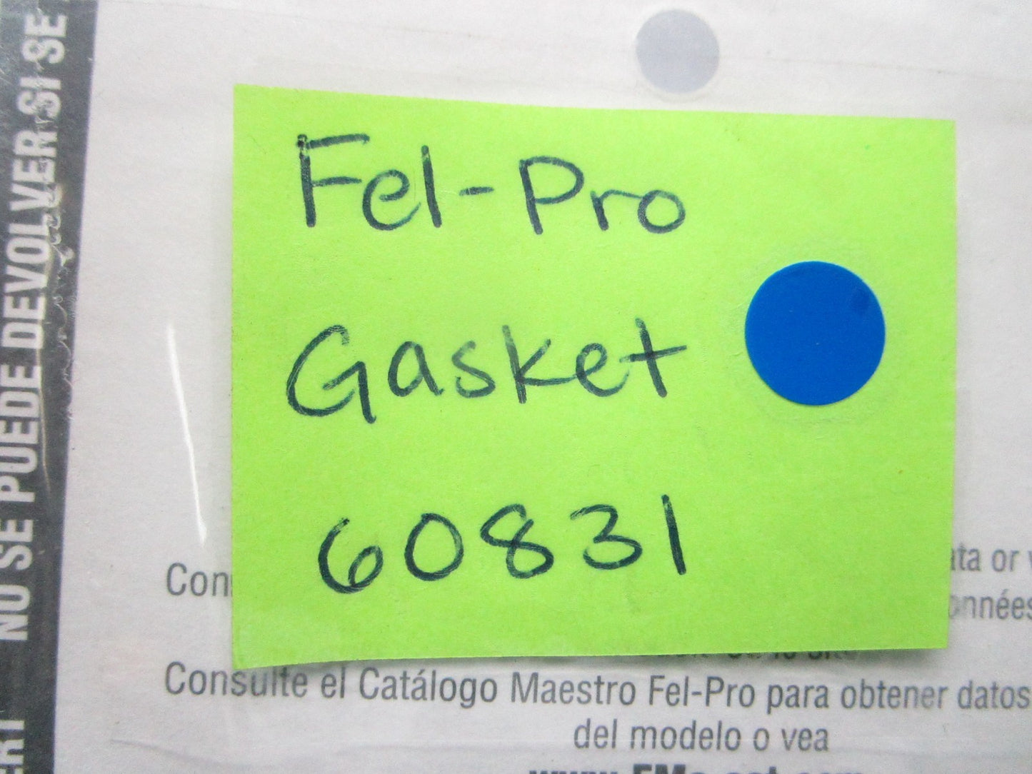 *NEW* 0810 Fel-Pro Gasket 60831 Replaces: JF01-40-305