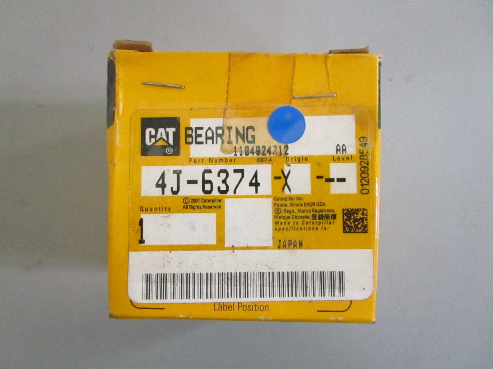 *NEW OEM* 0820 CAT Bearing 4J-6374