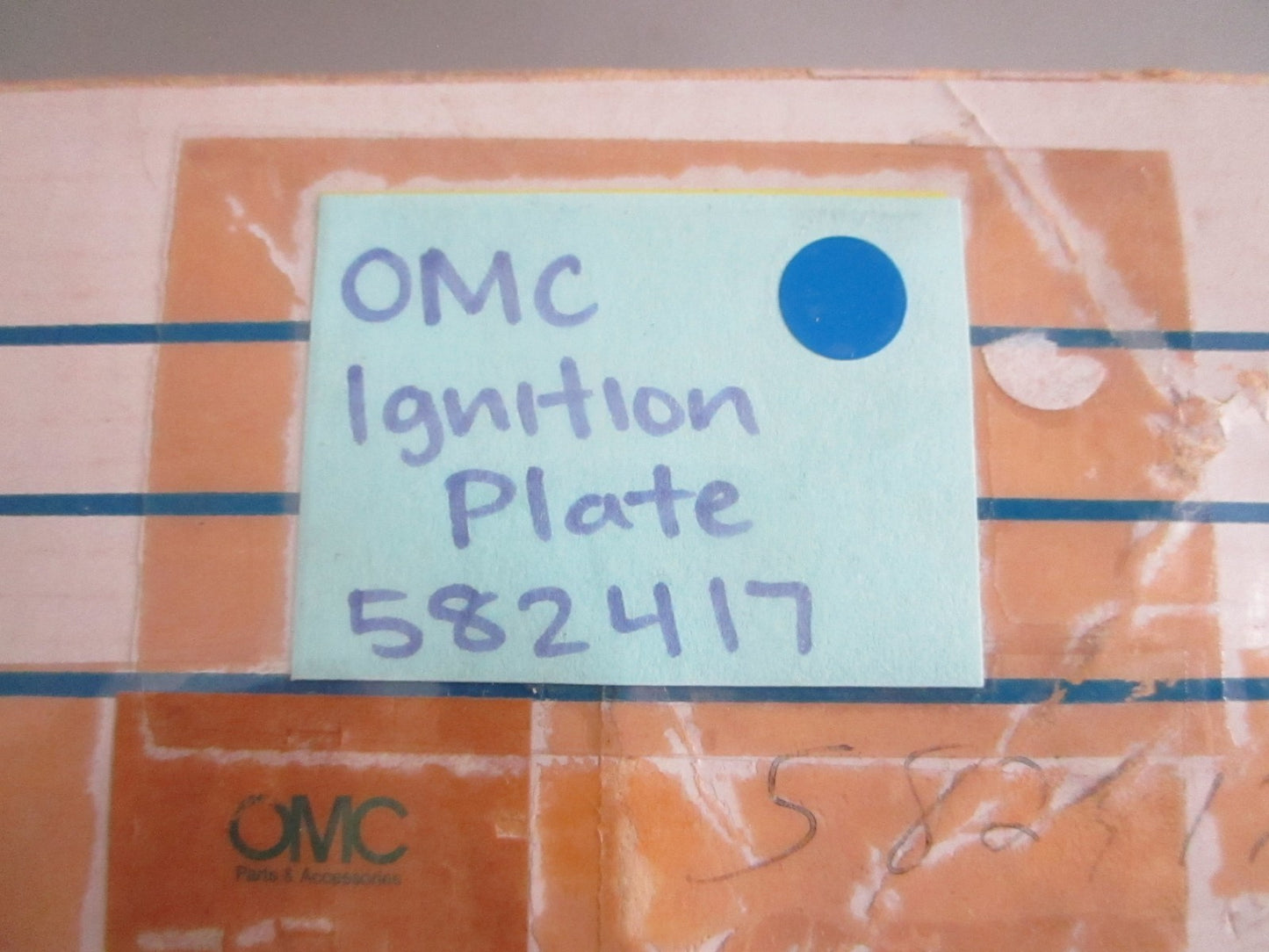 NEW OEM 582417 0582417 OMC Johnson Evinrude Ignition Plate 0820