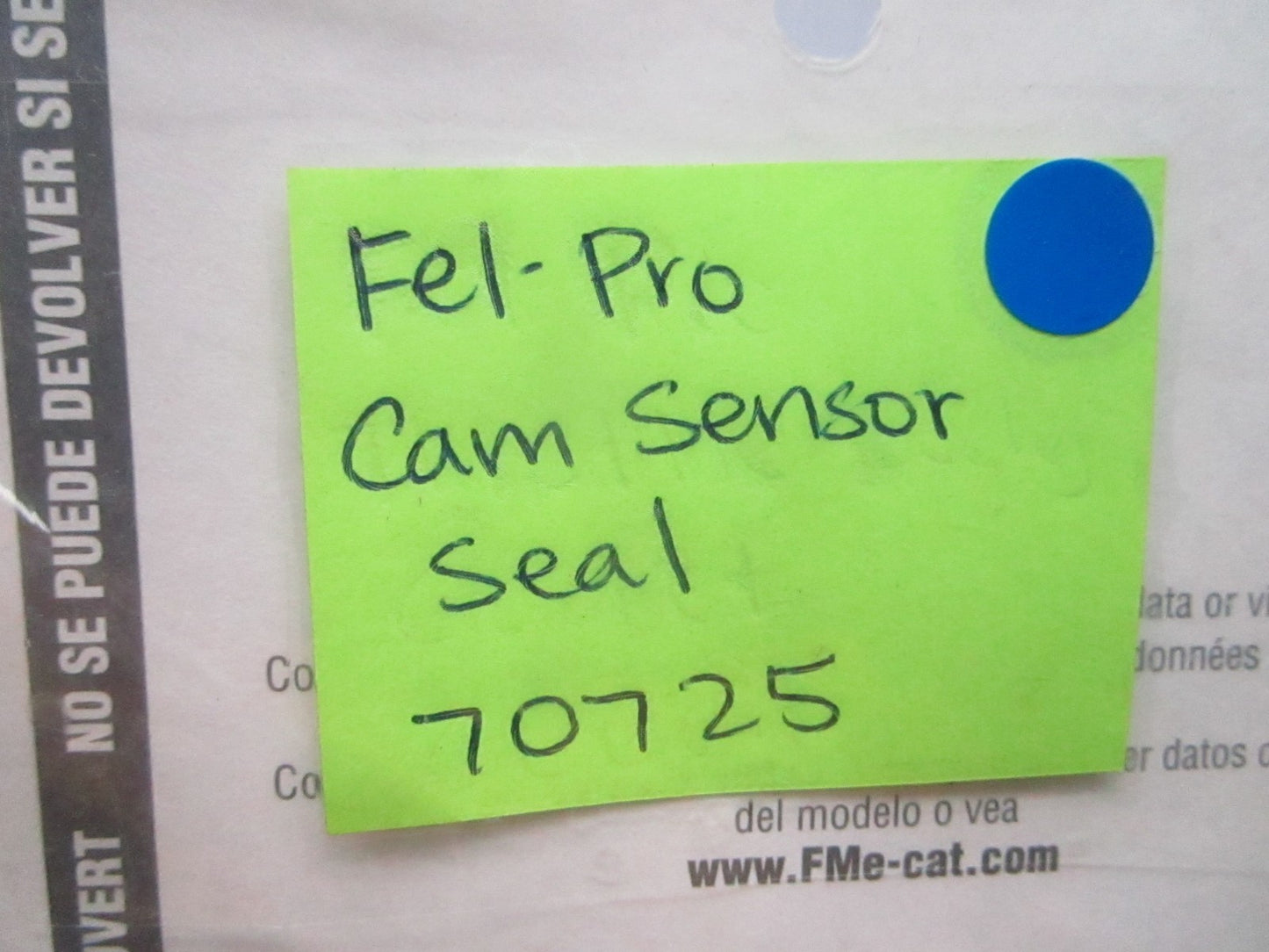*NEW* 0810 Fel-Pro Cam Sensor Seal 70725