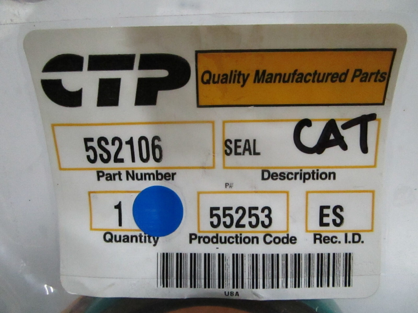 *NEW OEM* 0810 CAT Seal 5S2106