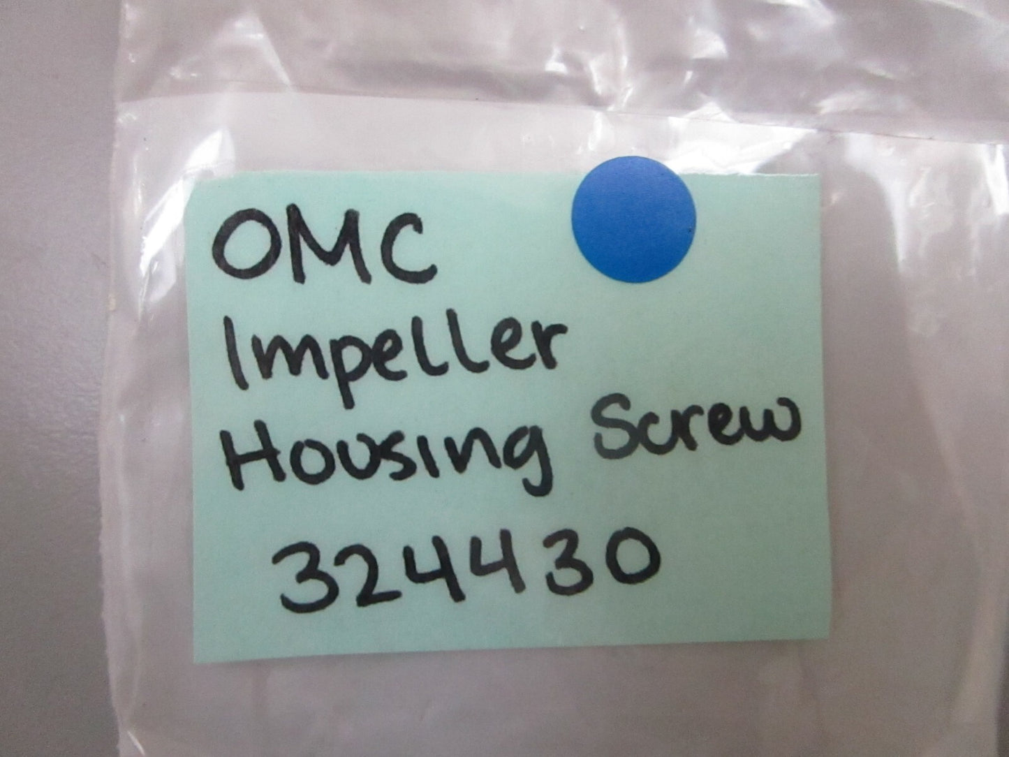 *NEW OEM* (LOT OF 2) 0810 OMC Johnson Evinrude Impeller Housing Screw 324430