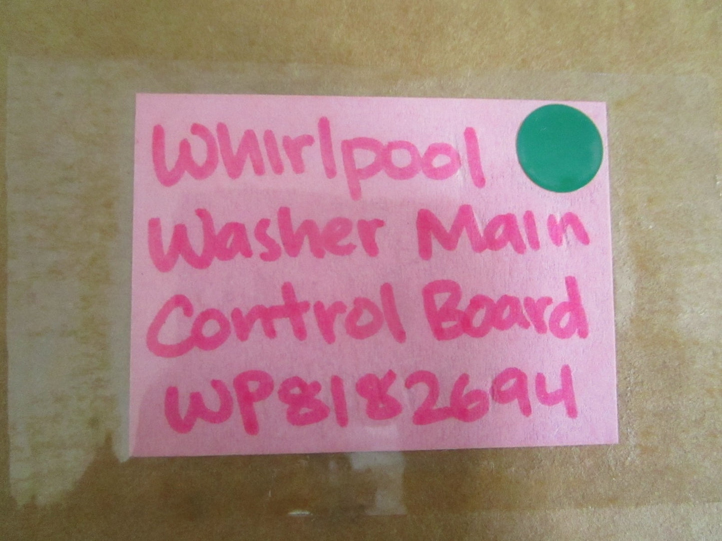 NEW OEM WP8182694 Whirlpool Washer Main Control Board 0820
