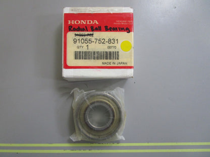 *NEW OEM* 0810 Honda Radial Ball Bearing 91055-752-831