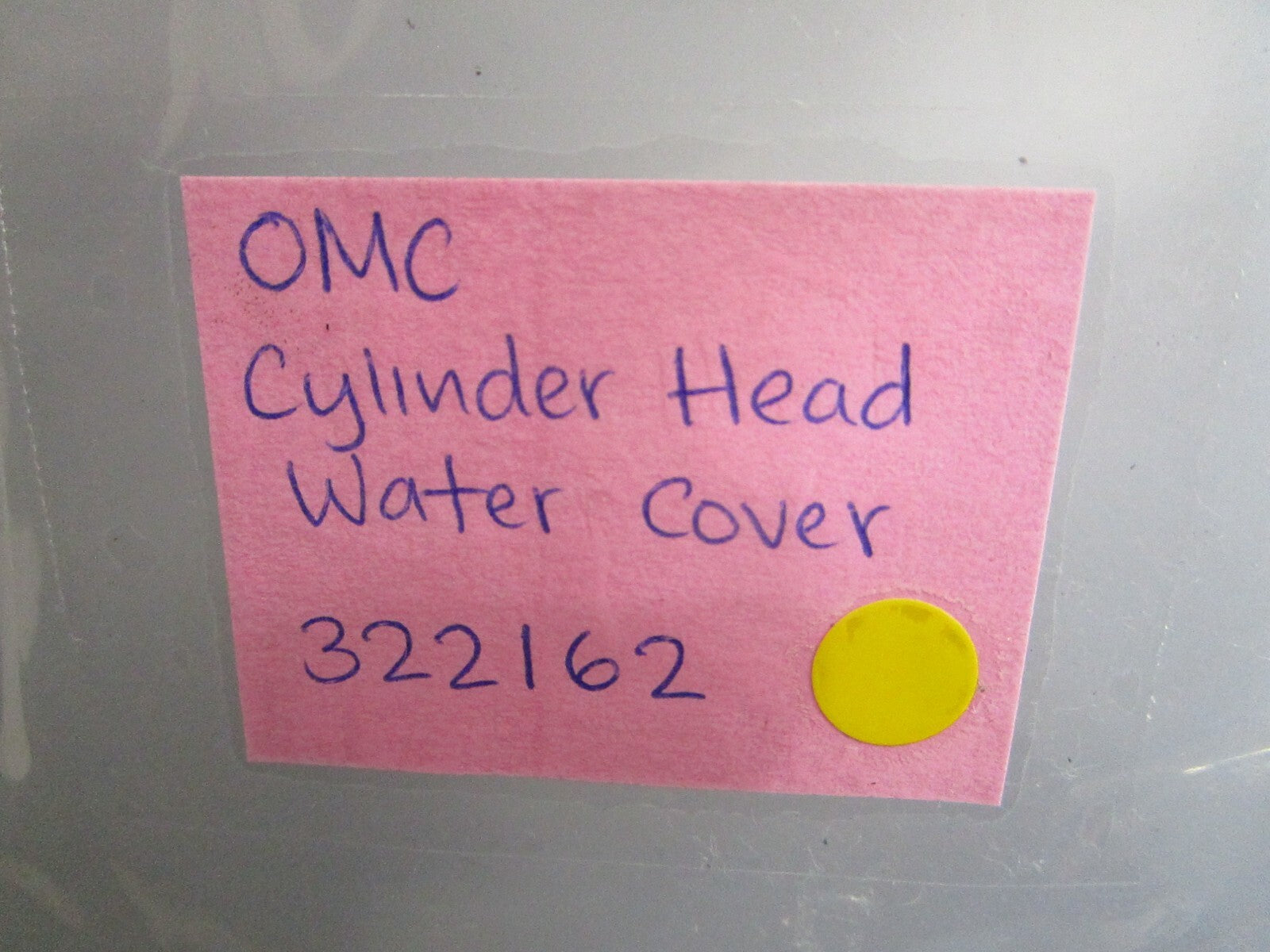 *NEW OEM* 0820 OMC Johnson Evinrude Cylinder Head Water Cover 322162 0322162