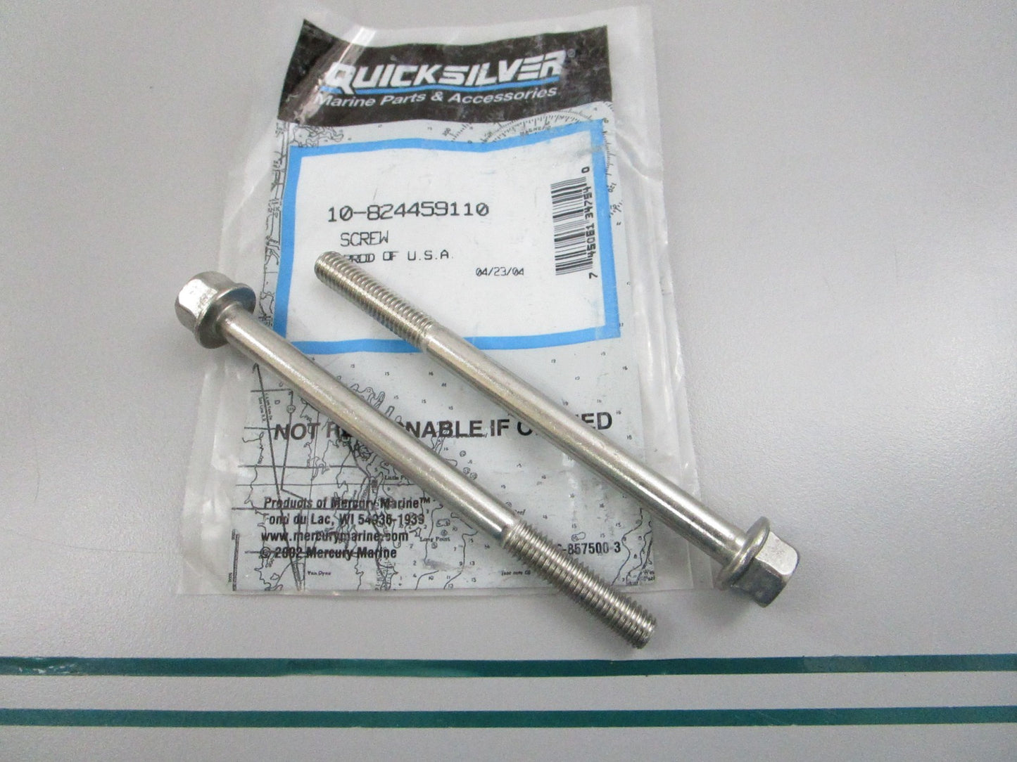 Mercury Quicksilver NEW OEM Screw 10-824459110 NOS (LOT OF 2) 0810