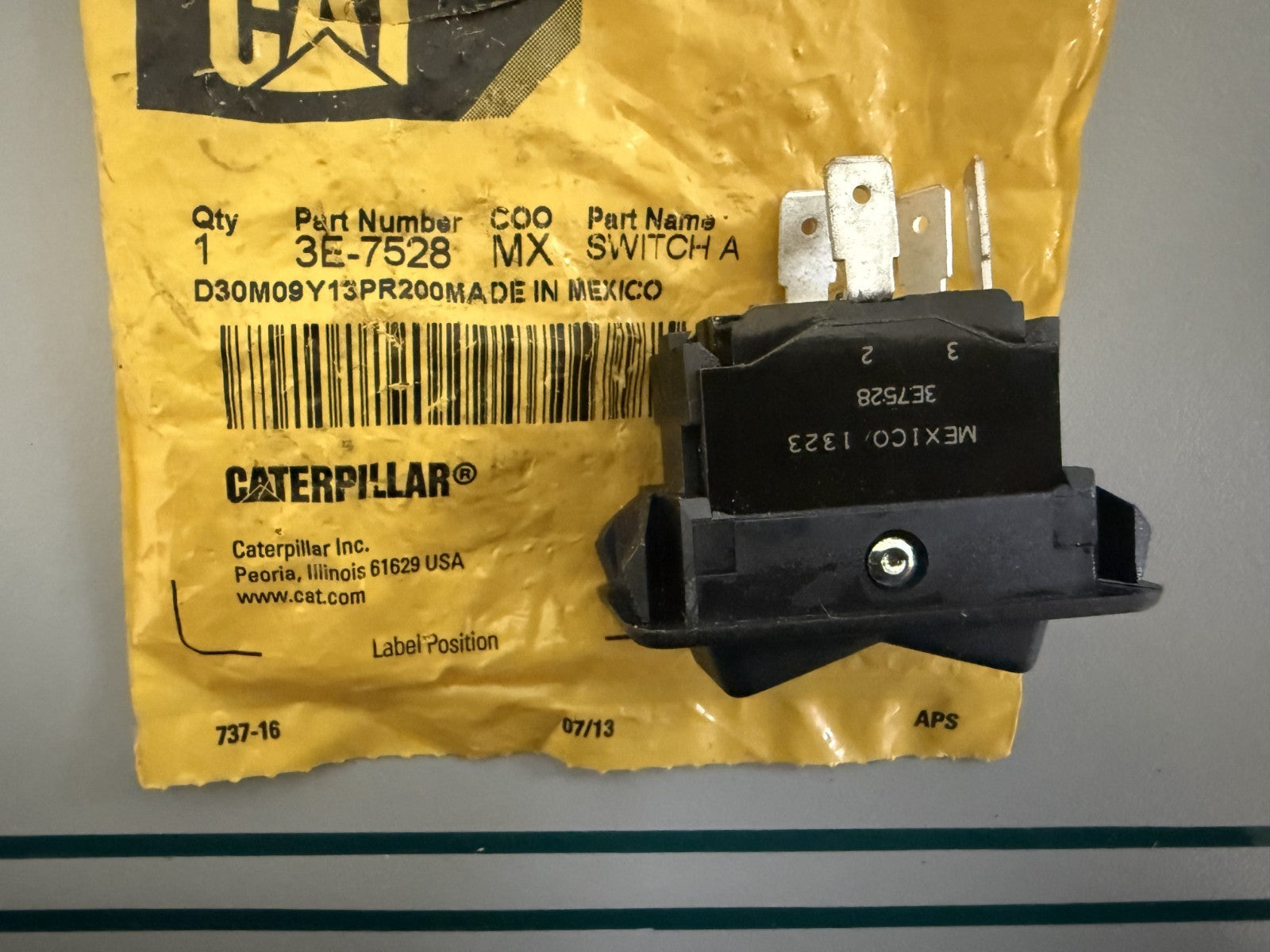 NEW OEM 3E-7528 CAT Switch 0820