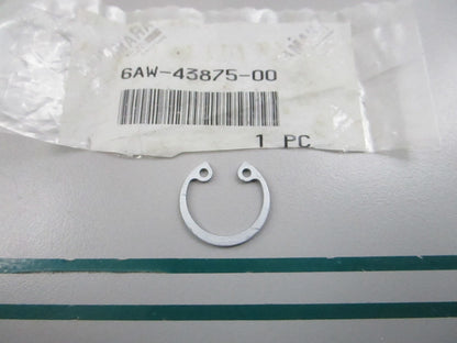 NEW OEM 6AW-43875-00-00 Yamaha Snap Ring 0810
