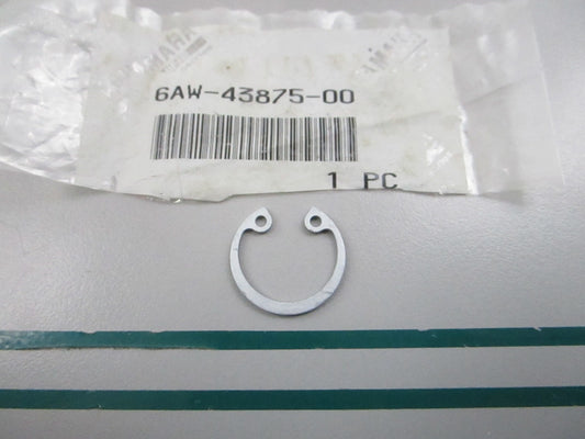 NEW OEM 6AW-43875-00-00 Yamaha Snap Ring 0810