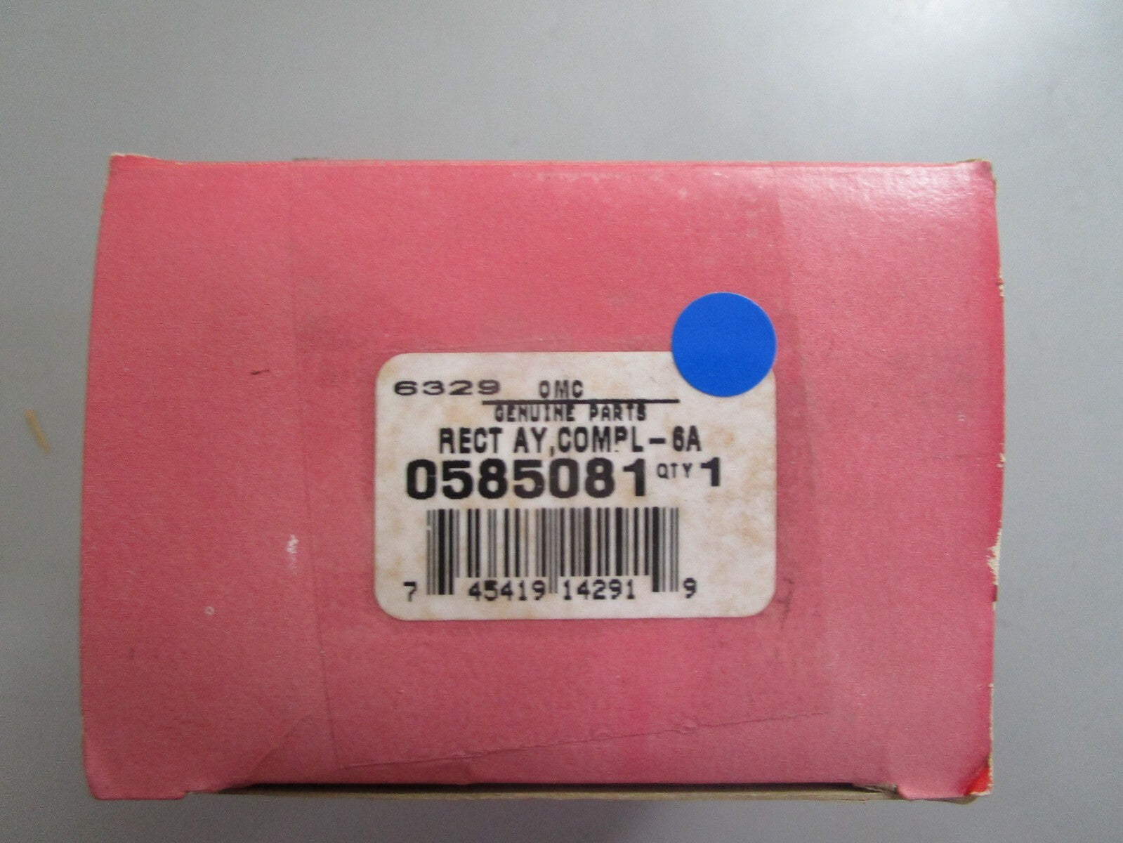 *NEW OEM* 0810 OMC Johnson Evinrude Complete 6A Rectifier Ay 585081 0585081
