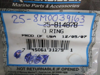 *NEW OEM* 0810 Mercury Quicksilver O-Ring 25-8M0039163