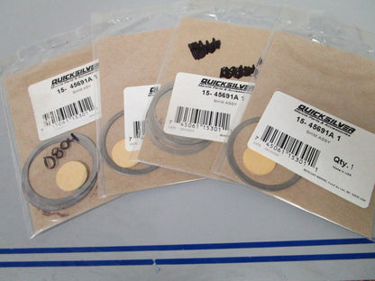 NEW OEM (LOT OF 4) 15-45691A 1 Mercury Quicksilver Shim Assembly 0810