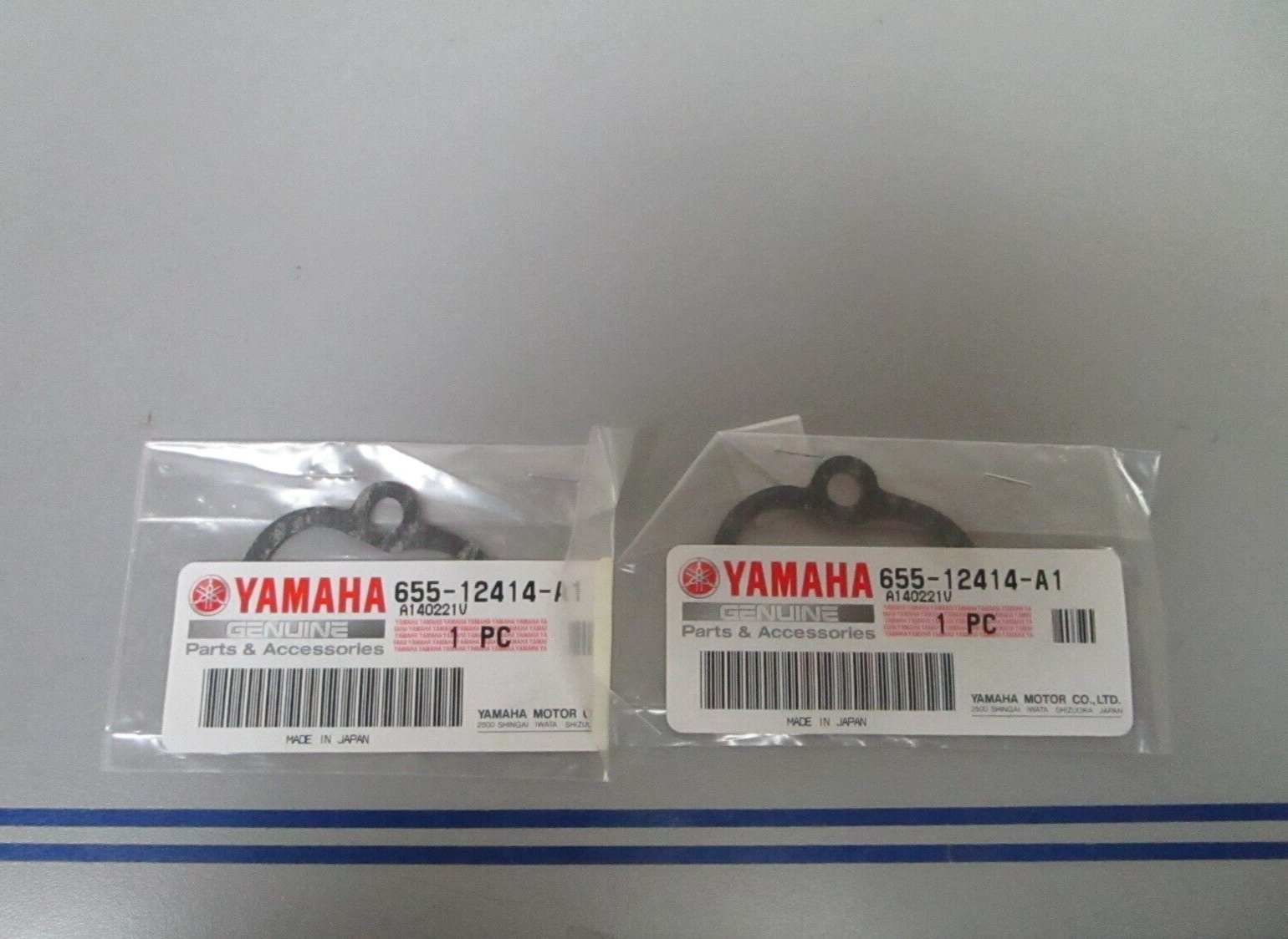 *NEW OEM* (LOT OF 2) 0810 Yamaha Gasket 655-12414-A1-00