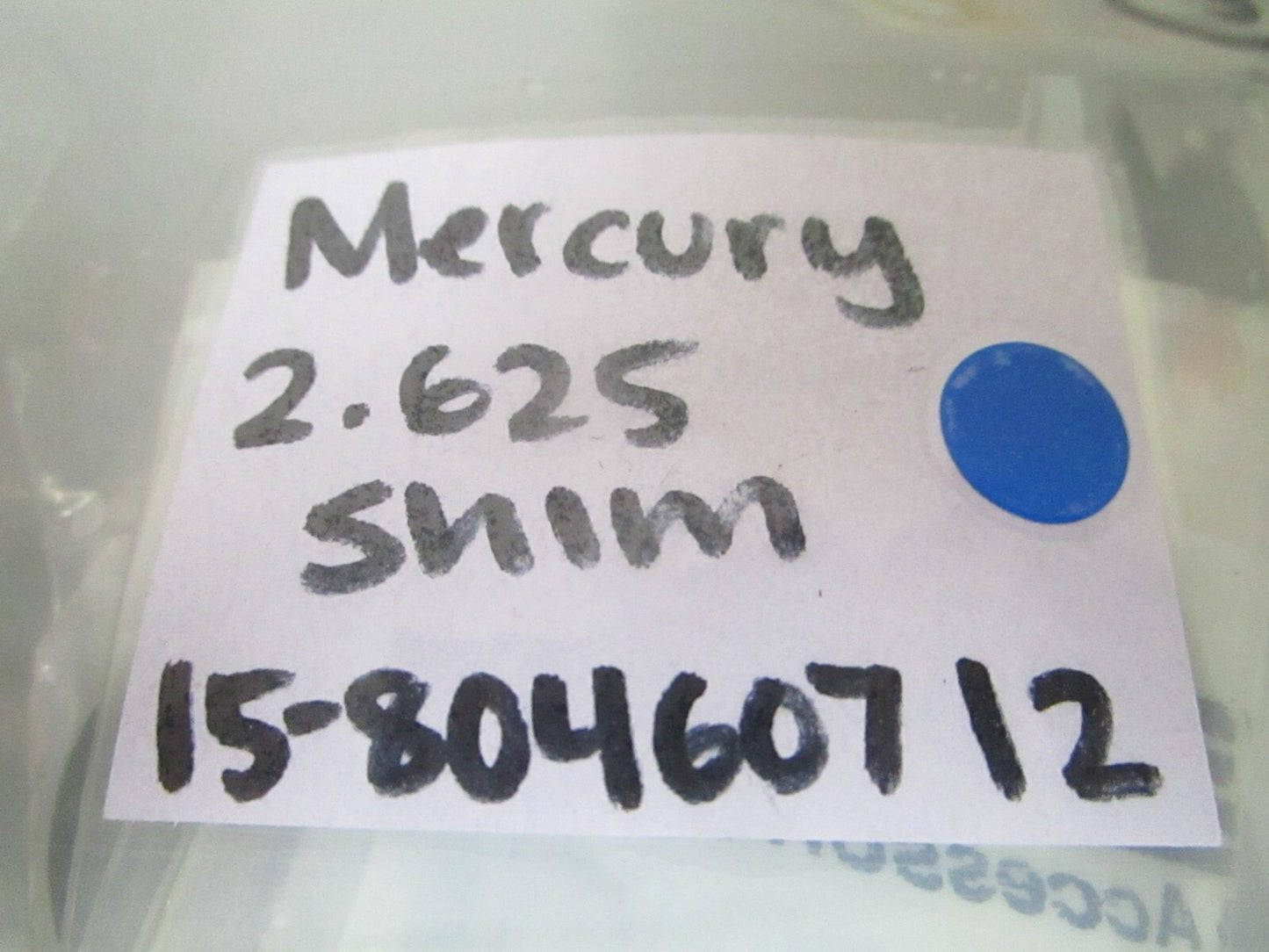 *NEW OEM* 0810 Mercury Quicksilver Shim 2.625 Shim 15-80460712