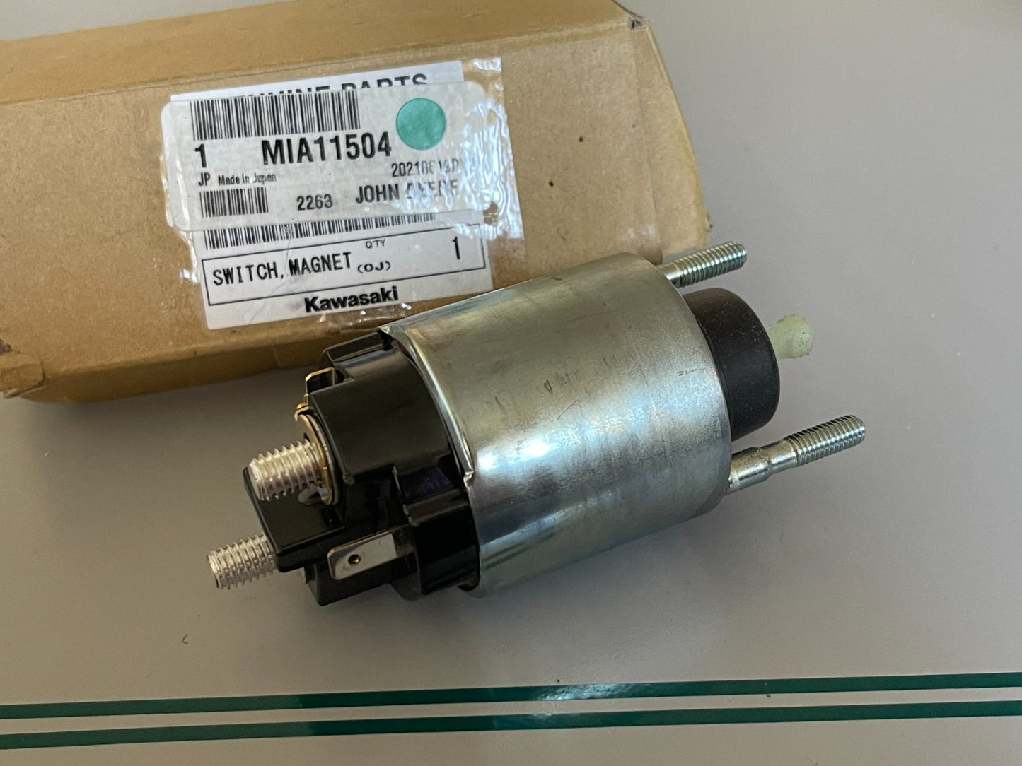 John Deere MIA11504 NEW OEM Starter Solenoid 12V X300 X500 X700 ZTrak LX 0720
