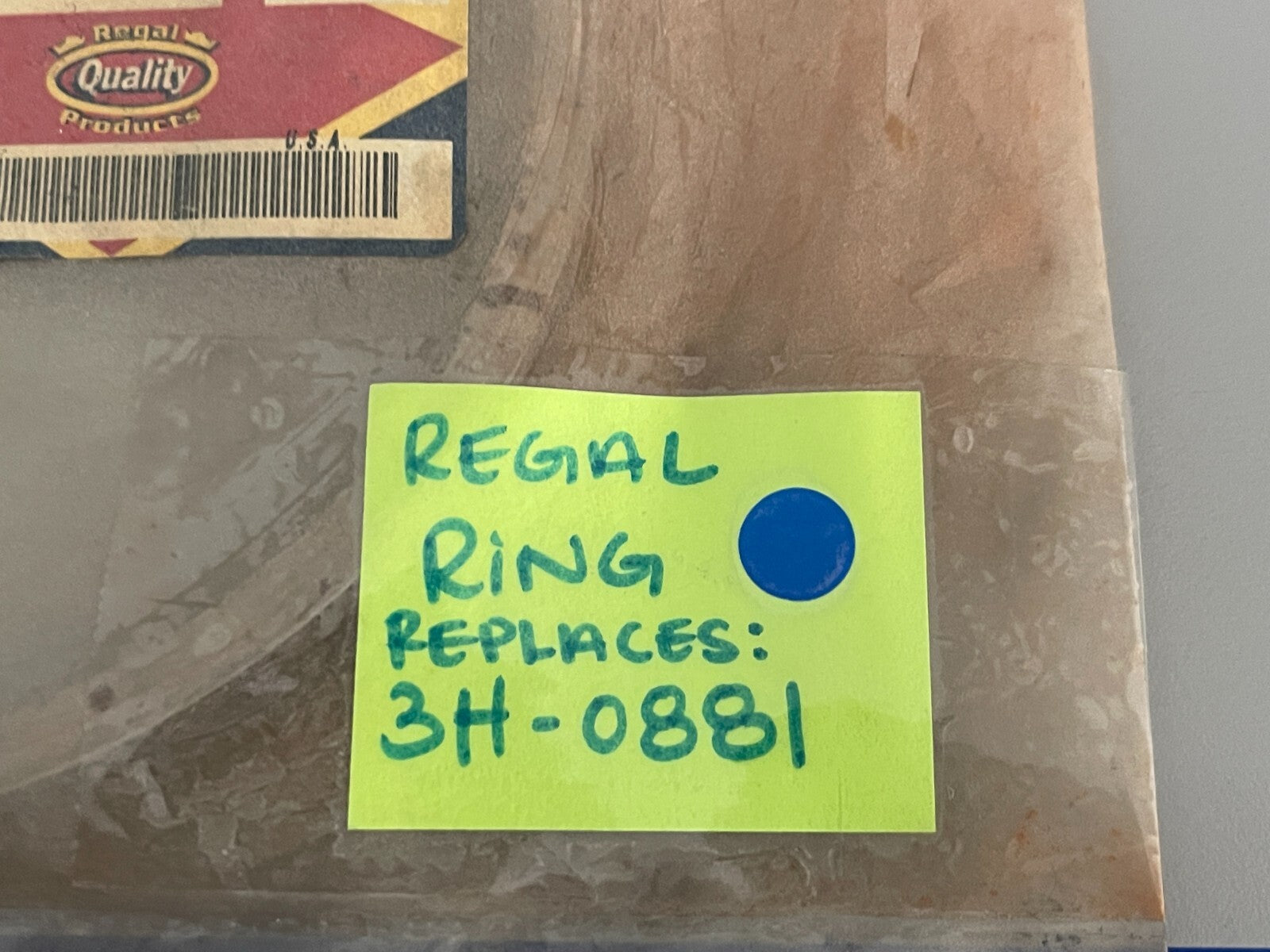 *NEW* 0720 Regal Ring Replaces: CAT Caterpillar 3H-0881