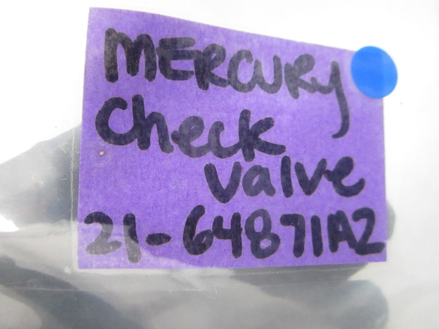 NEW OEM 21-64871A2 Mercury Quicksilver Check Valve 0810