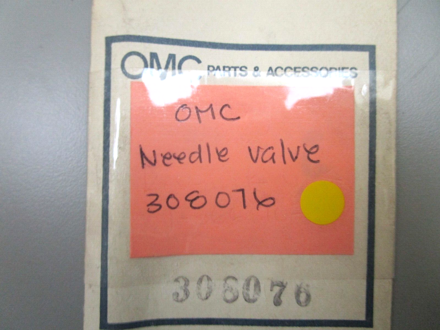*NEW OEM* 0750 OMC Johnson Evinrude NEEDLE VALVE 308076 0308076