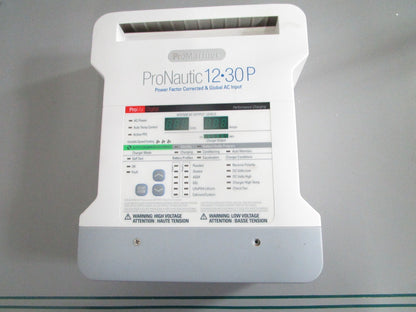 NEW OEM 63130 ProMariner ProNautic 12•30P 30A 3 Bank Battery Charger 0820