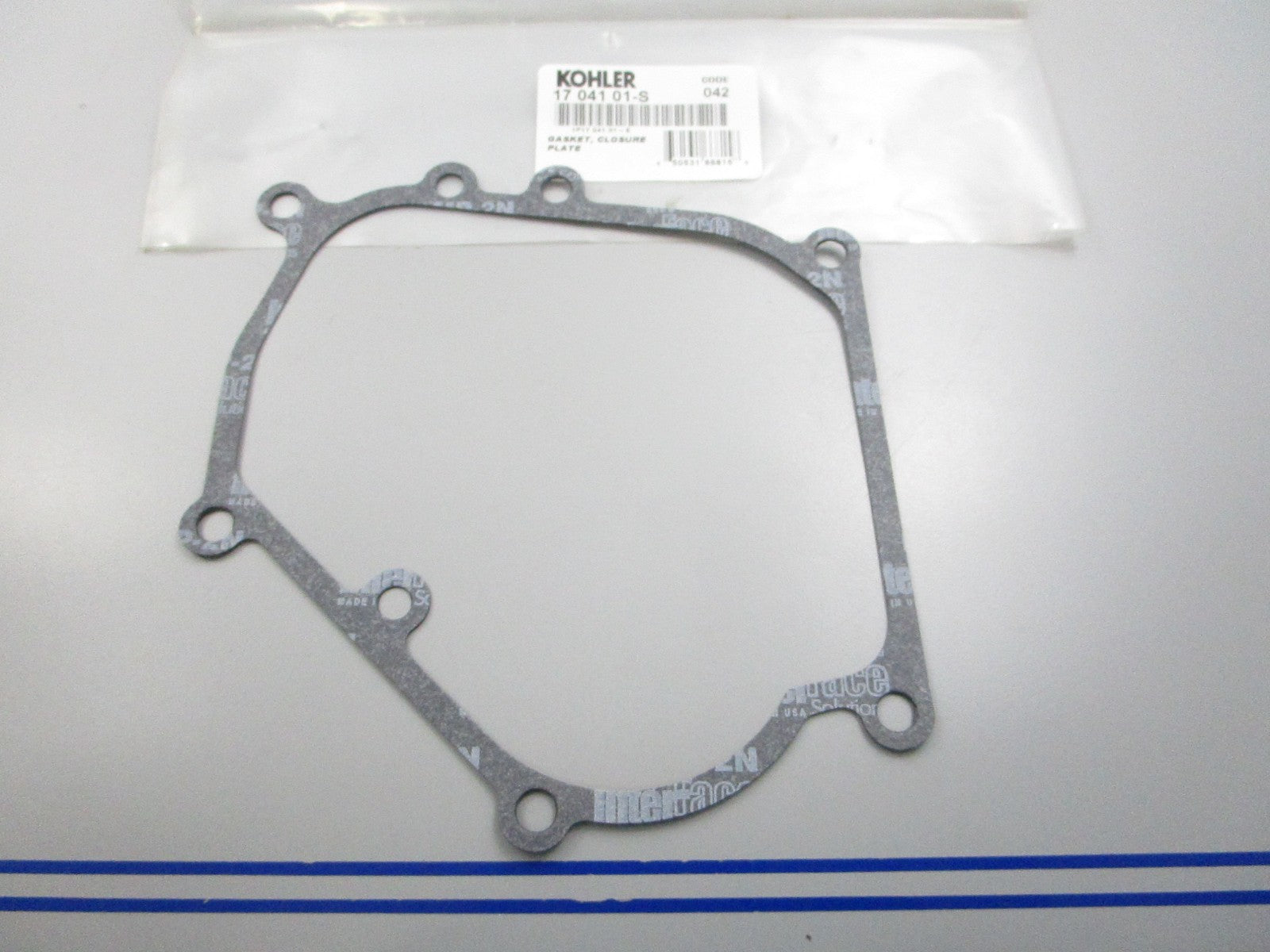 NEW OEM 17 041 01-S Kohler Closure Plate Gasket 0810