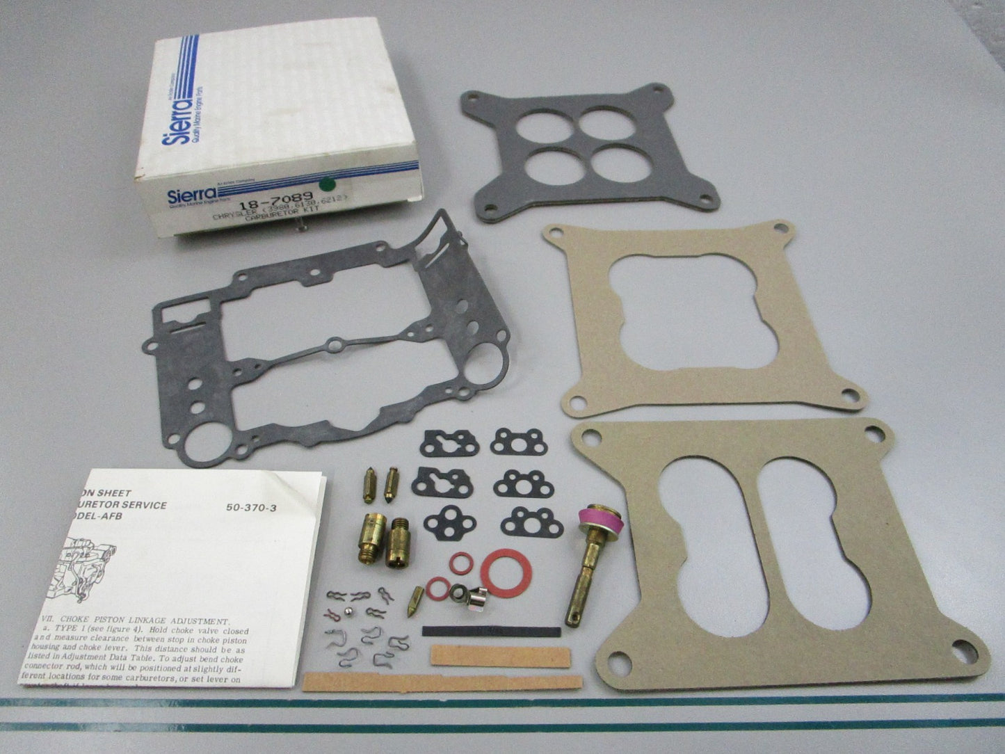 NEW 18-7089 Sierra Carburetor Kit 0810