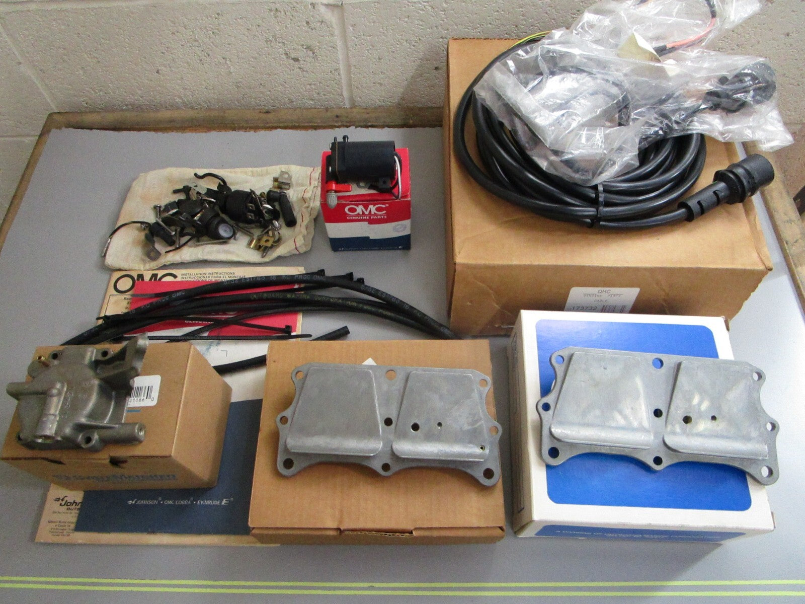 *NEW OEM* 0820 OMC Johnson Evinrude Remote Electric Start Kit 174655 0174655
