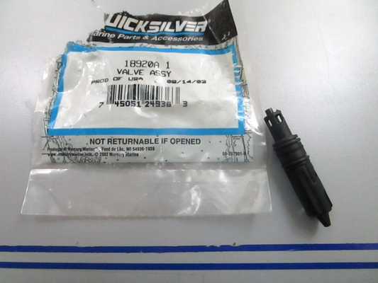 *NEW OEM* 0810 Mercury Quicksilver Valve Assembly 18920A1