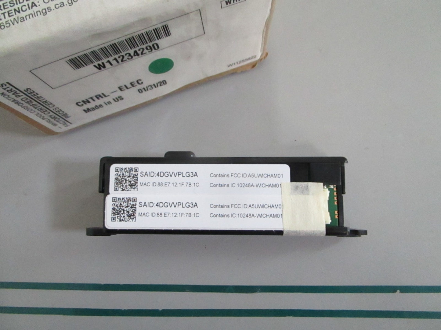 Whirlpool NEW OEM WiFi Module Assy W11234290 Refrigerator Range Oven NOS 0820