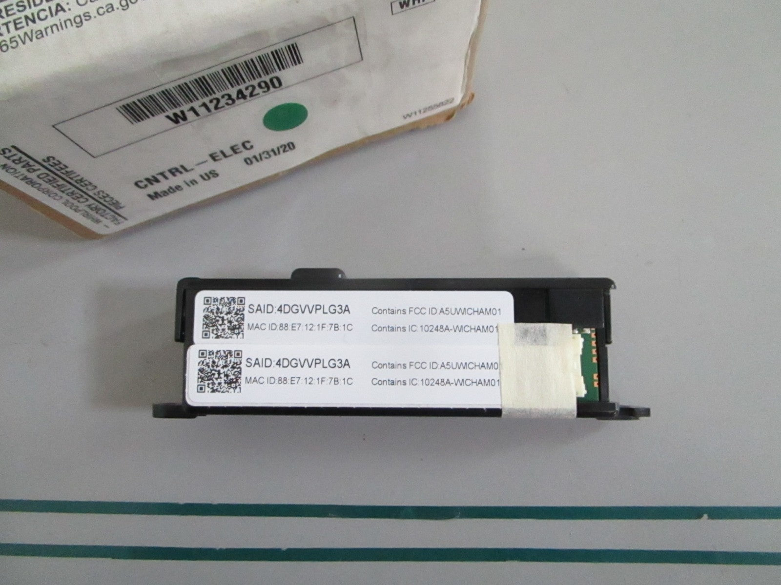 Whirlpool NEW OEM WiFi Module Assy W11234290 Refrigerator Range Oven NOS 0820