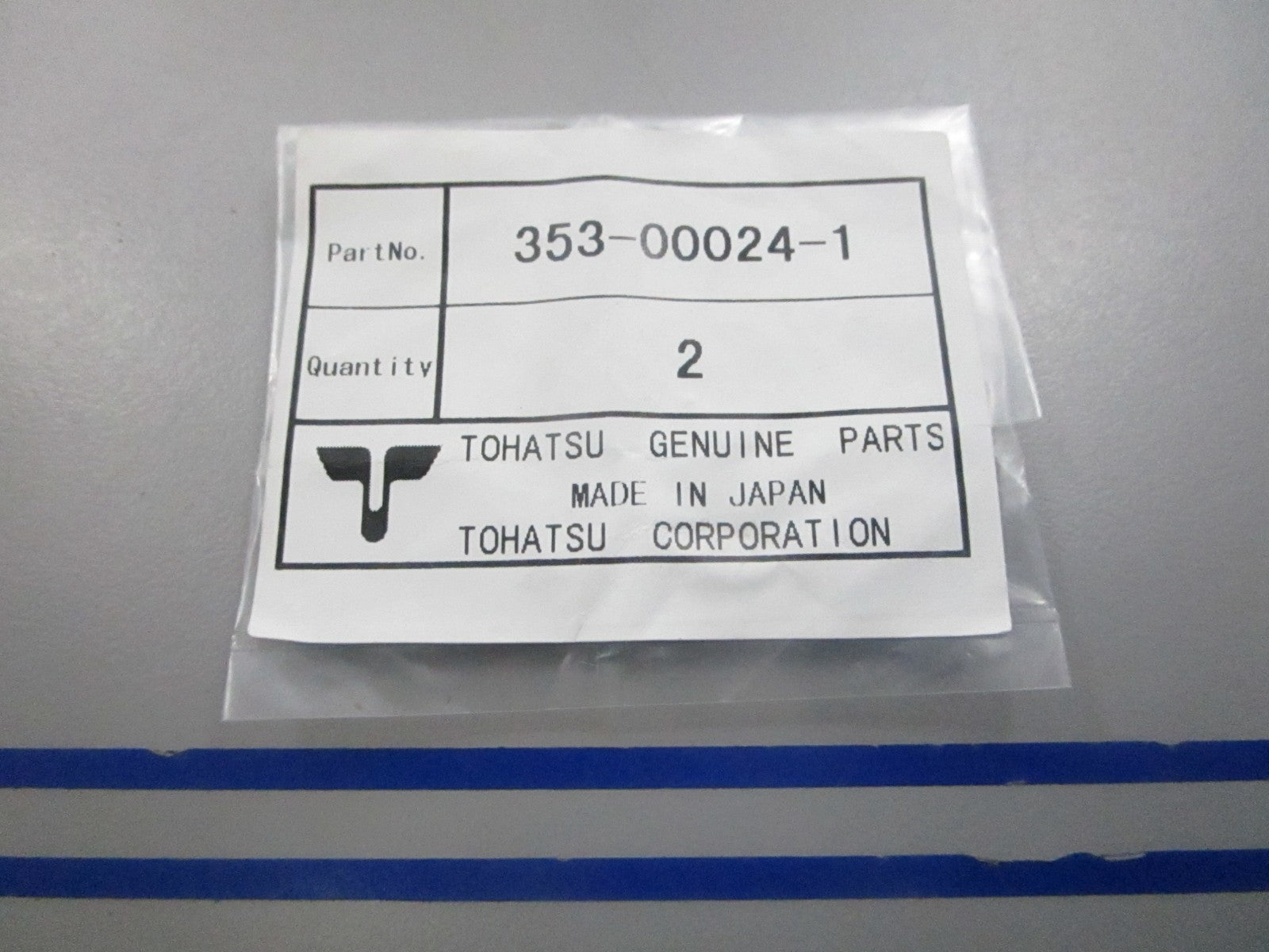 NEW OEM (LOT OF 2) 353-00024-1 353000241 Tohatsu Clip 0810
