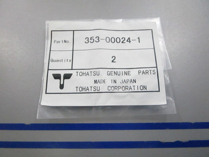 NEW OEM (LOT OF 2) 353-00024-1 353000241 Tohatsu Clip 0810