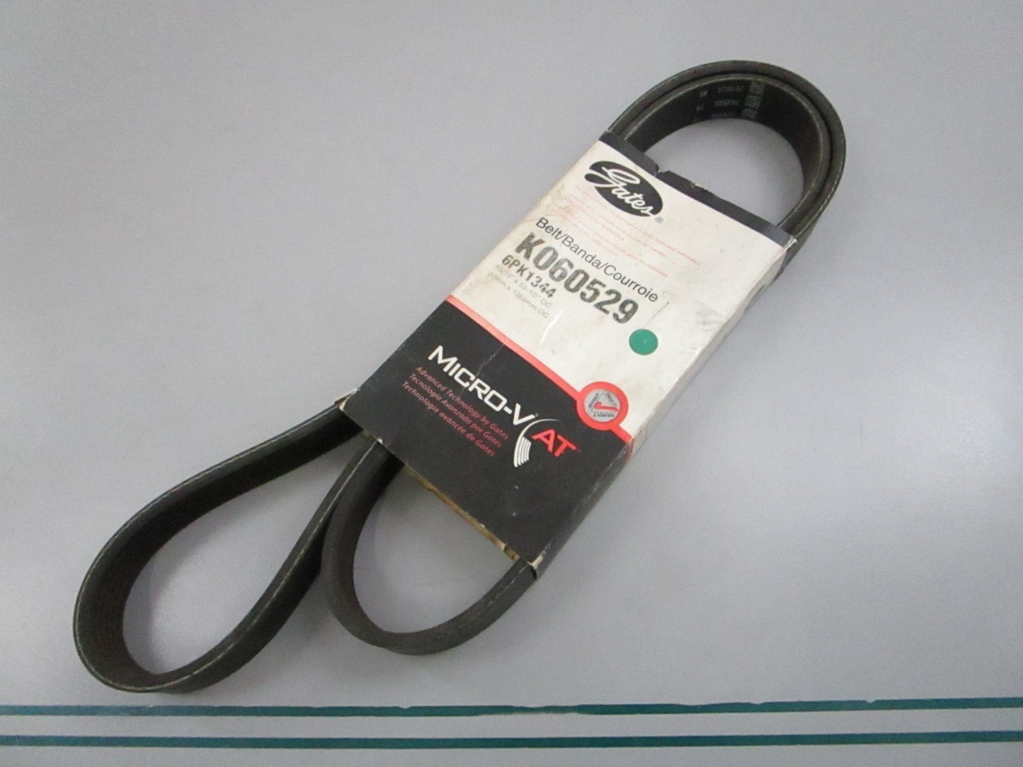 Gates K060529 Micro-V Serpentine Belt 6-Rib 52.95in NEW 0810