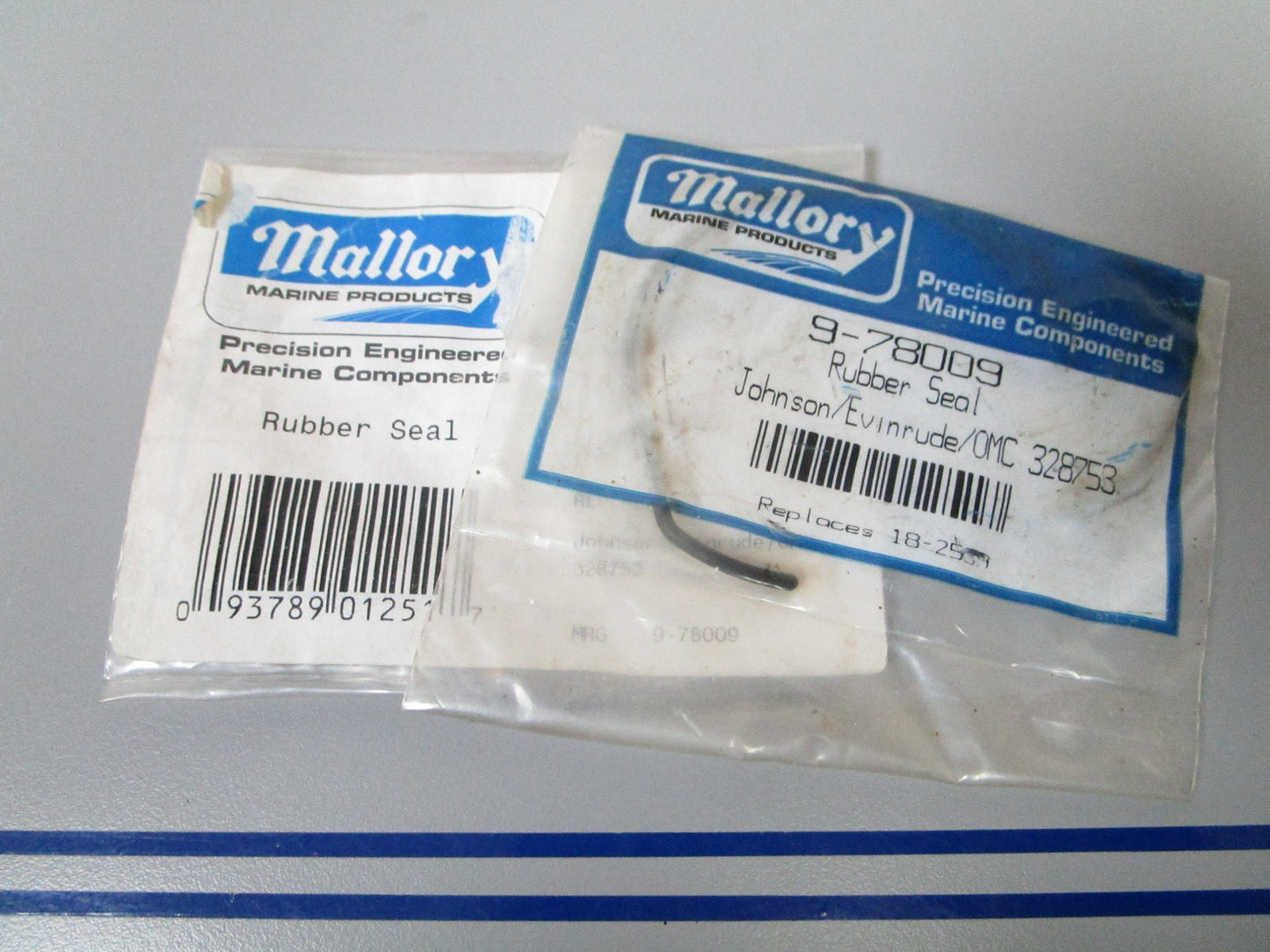 NEW (LOT OF 2) 9-7800 Replaces: OMC 328753 Mallory Rubber Seal 0810
