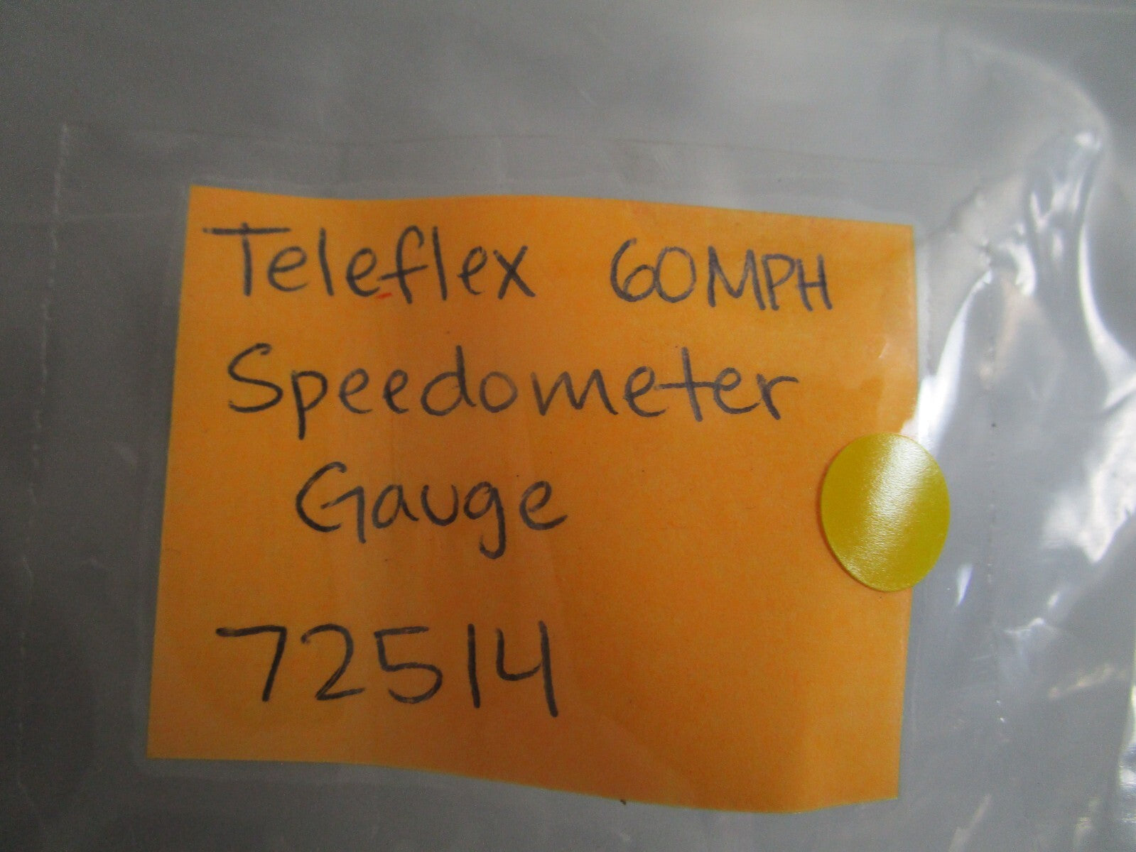 *NEW* 0810 Teleflex 60MPH Speedometer Gauge 72514