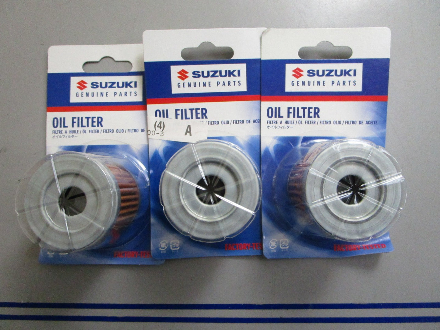 *NEW OEM* (LOT OF 3) 0820 Suzuki Oil Filter 16510-05240