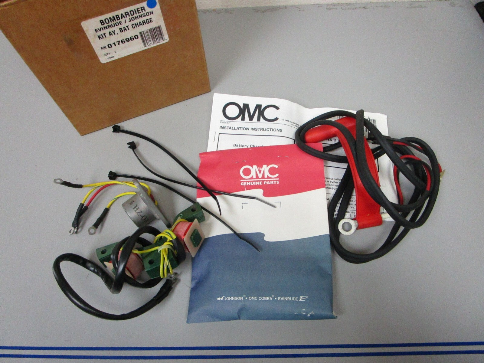 *NEW OEM* 0720 OMC Johnson Evinrude Bat Charge Kit 176960 0176960