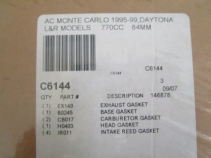 NEW C6144 Cometic Gasket Kit For: Arctic Cat Daytona 0820