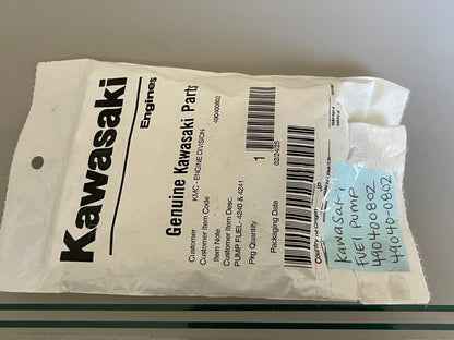 NEW OEM 490400802 49040-0802 Kawasaki Fuel Pump 0810