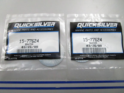 *NEW OEM* (LOT OF 2) 0810 Mercury Quicksilver Shim 15-77624