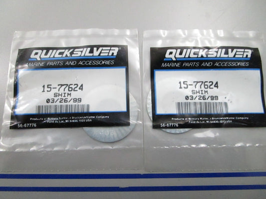 *NEW OEM* (LOT OF 2) 0810 Mercury Quicksilver Shim 15-77624